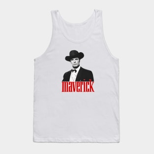 Maverick - James Garner - 50s/60s Tv Western Tank Top